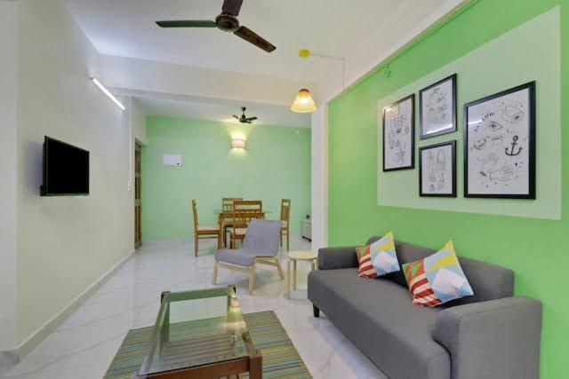 Luxury 2Bhk Apartment Near Calangute Baga Beach With Pool Dış mekan fotoğraf