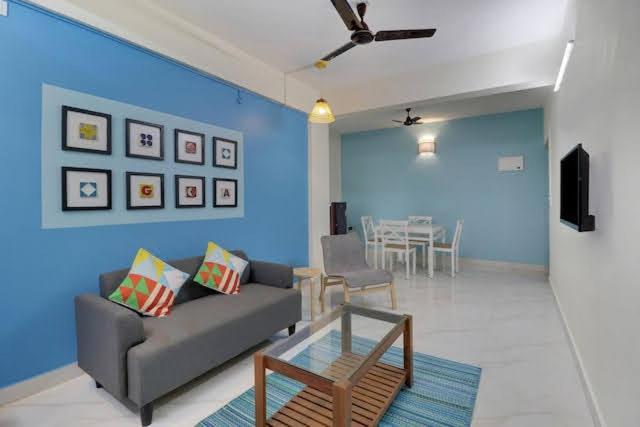Luxury 2Bhk Apartment Near Calangute Baga Beach With Pool Dış mekan fotoğraf
