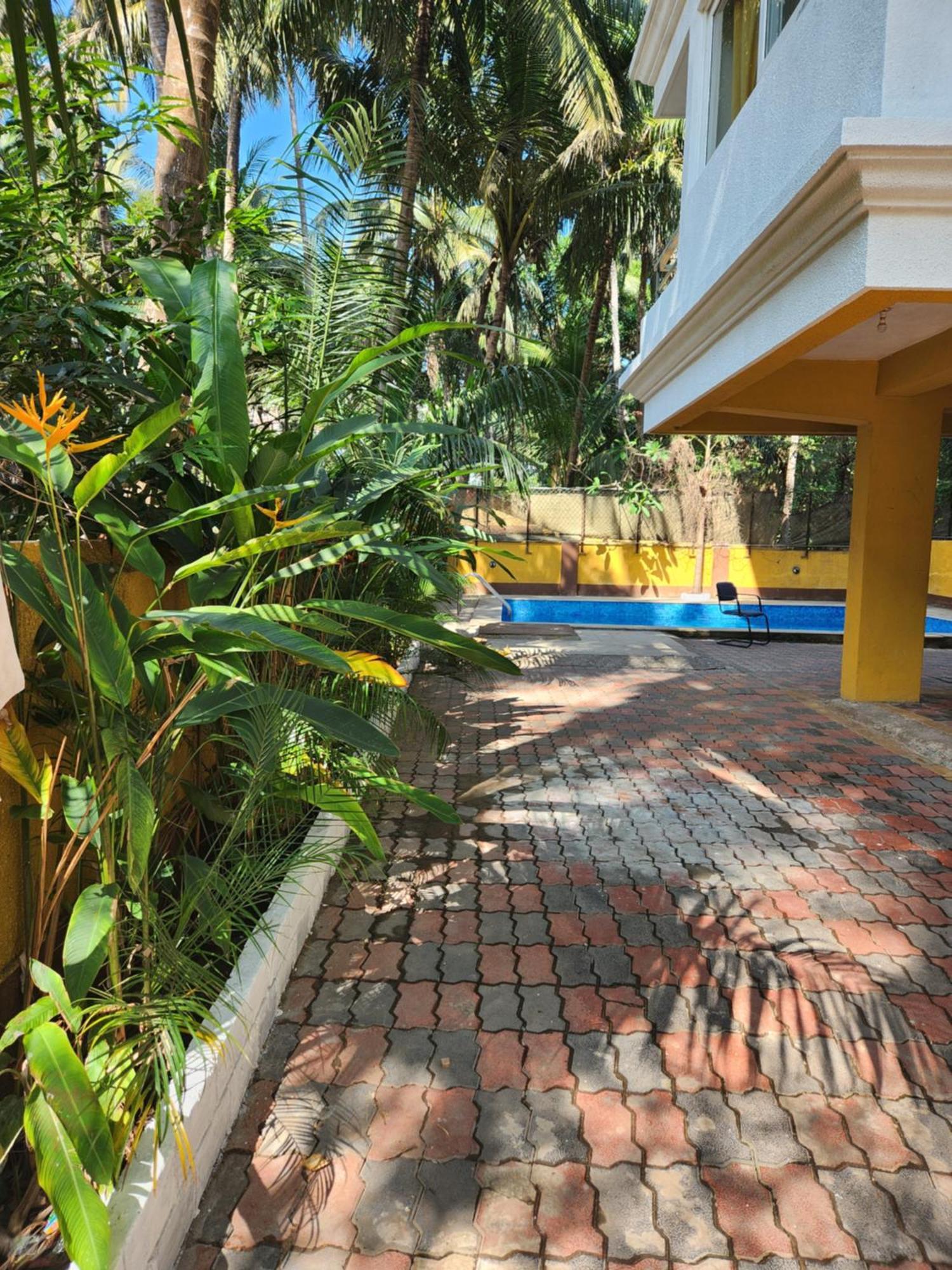 Luxury 2Bhk Apartment Near Calangute Baga Beach With Pool Dış mekan fotoğraf